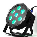 MG CP715 HCL 7 x 15W 6in1 LED flat par with RGBWA+UV color mixing