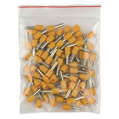 Terminal plug  4 mm2, 18 mm Orange (bag 1000 pieces)
