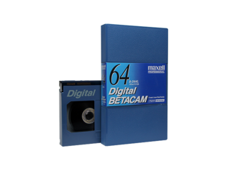 Maxell B-D64L Digital Betacam Component Digital Videocassette (Metal Tape)