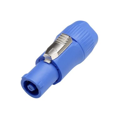 TRS Powercon Blue power-in connector lockable