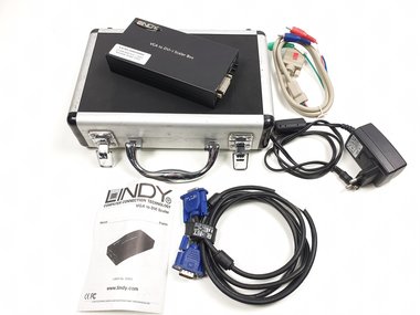 Lindy 32563 VGA to DVI-I scaler box / converter
