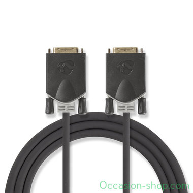 Nedis DVI-cable, 2M, DVI-D 24+1-Pins Male - Male 2560x1600 1080P WQXGA